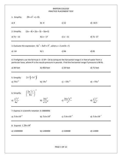 how hard is the lcc placement test|lccc math placement test practice.